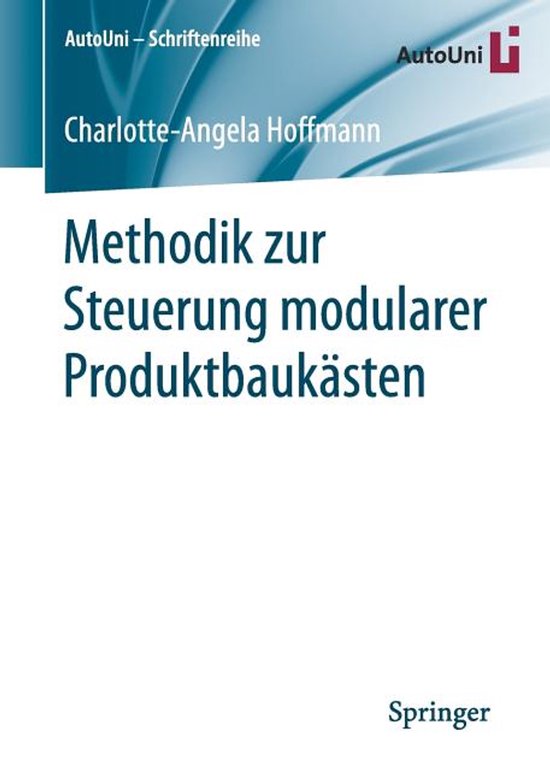 Methodik zur Steuerung modularer Produktbaukaesten - cover