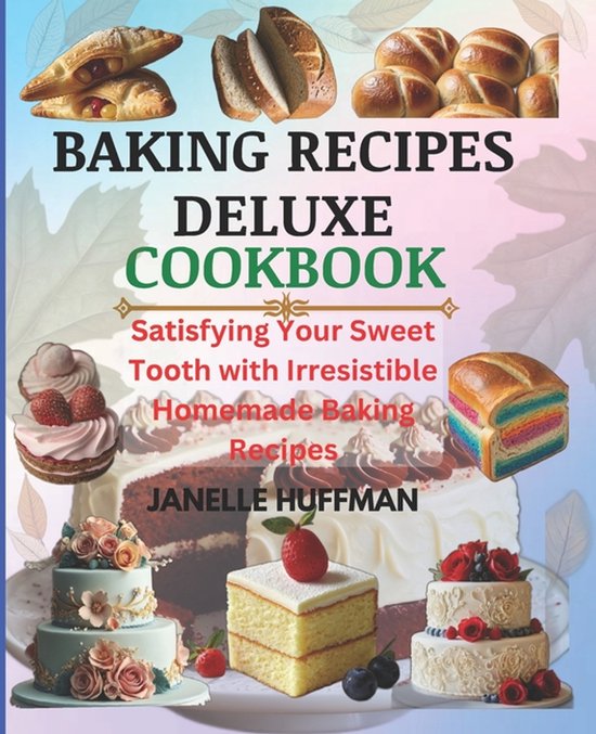 Baking Recipes Deluxe Cookbook - cover