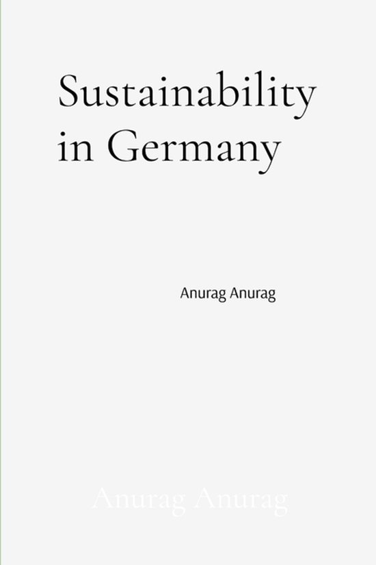 Sustainability in Germany - cover