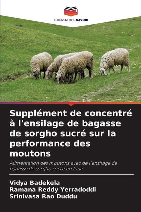 Supplément de concentré à l'ensilage de bagasse de sorgho ... - cover