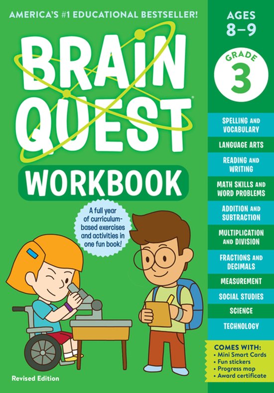 Brain Quest Workbook: 3rd Grade (Revised Edition) - cover
