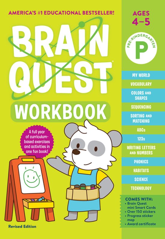 Brain Quest Workbook: Pre-K (Revised Edition) - cover