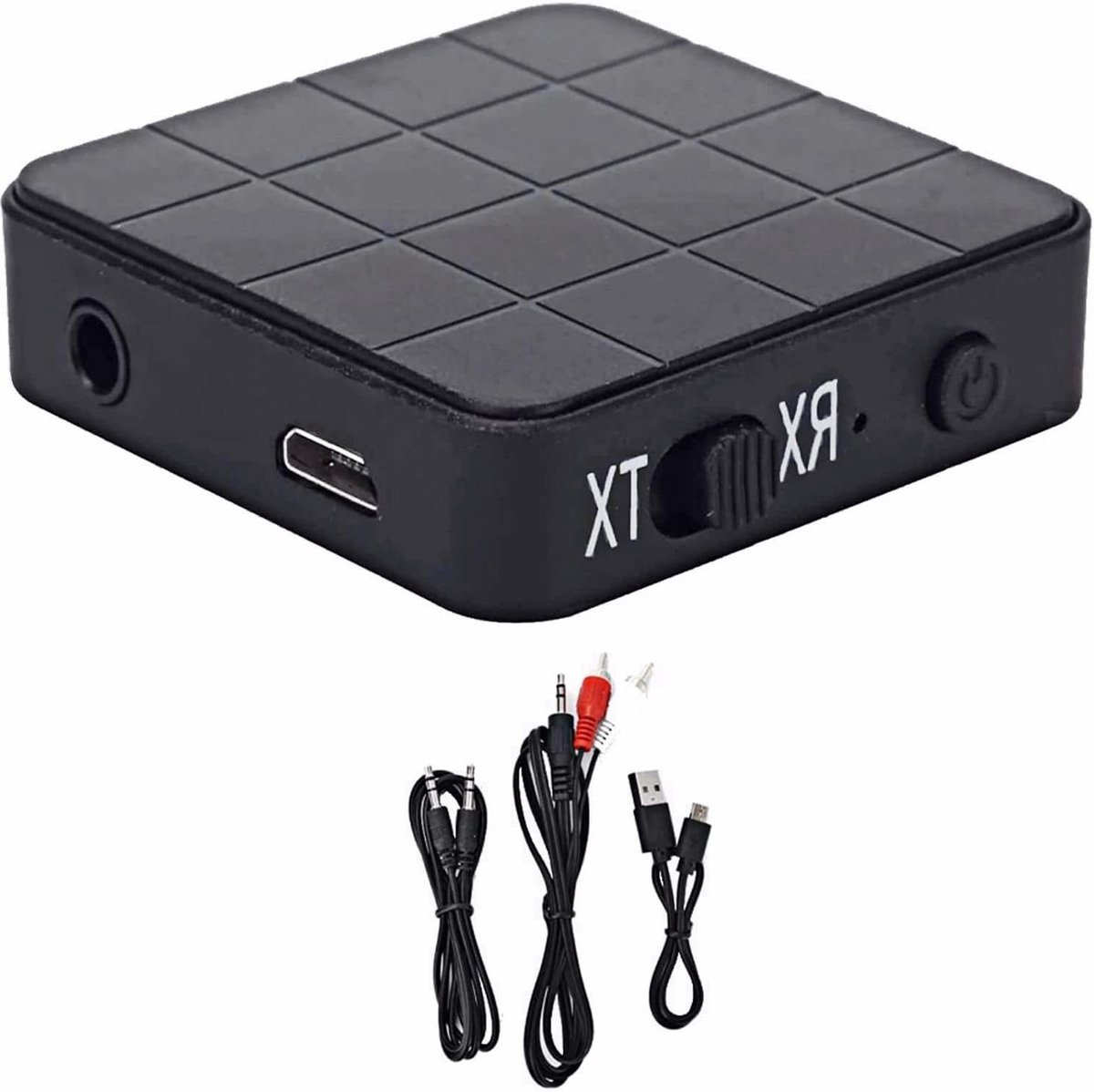Bluetooth 5.0 Audiozenderontvanger 2 in 1 Draagbare 3.5mm Draadloze Audioadapter