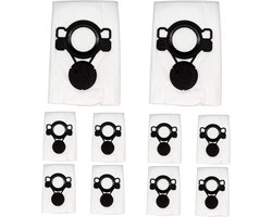 Stofzuigerzak geschikt voor Makita [Set 10] Vervangingszakken P-72899 voor Makita VC2000L VC2010L VC2012L VC2511L VC2512L VC3011L VC3012L VC3511L