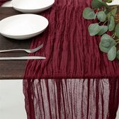 CHUQING Chiffon tafelloper, in koninklijk blauw (70 cm x 3 m), decoratief tafelband, elegante tafeldecoratie voor verjaardagen en bruiloften