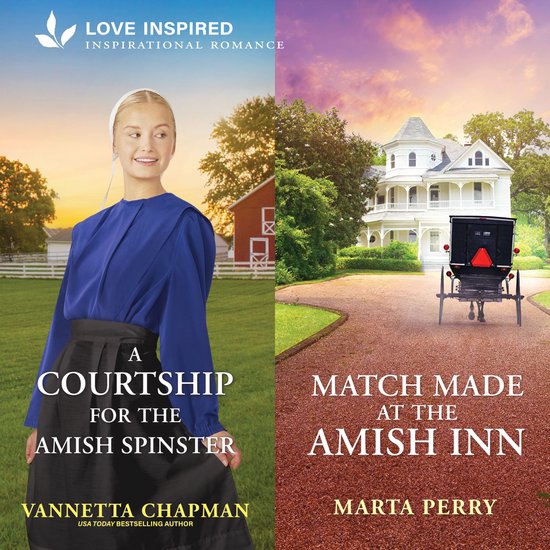 A Courtship for the Amish Spinster & Match Made at the Amish ... - cover