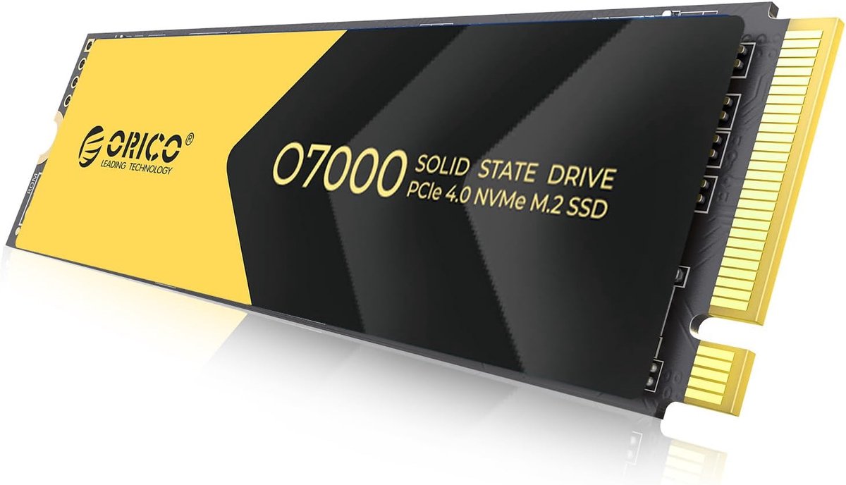 2TB NVMe SSD M.2 met Koellichaam - PCIe 4.0 x 4, Tot 7000MB/s