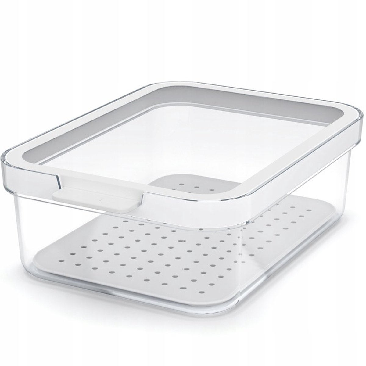 Rotho CAUMA Koelkastorganizer 18.4x13.6x6.2 cm 1.2L Wit/Transparant