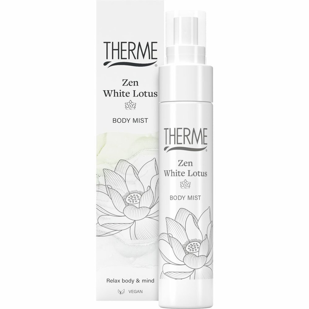Goedkoopste 3x Therme Body Mist Zen White Lotus 60 ml