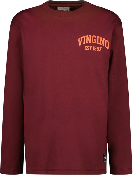 Haut à manches longues Vingino Icon Logo pour Garçons - Truffe au chocolat