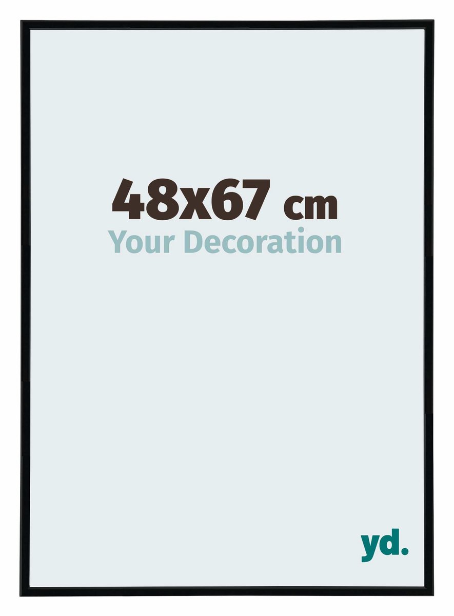 yd. Your Decoration - Fotolijst 48x67 cm - Kunststof - Zwart Mat - Annecy