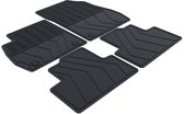 Tapis de voiture en caoutchouc sur mesure pour Opel Zafira C - Année de construction: 2012 - présent - Montage d'origine - 4 pièces