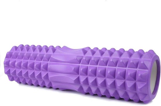 Yoga Kolom Milieubescherming Foam Roller Spier Ontspanning Massage Roller Fitness Fascia Bar Stick (Purper)