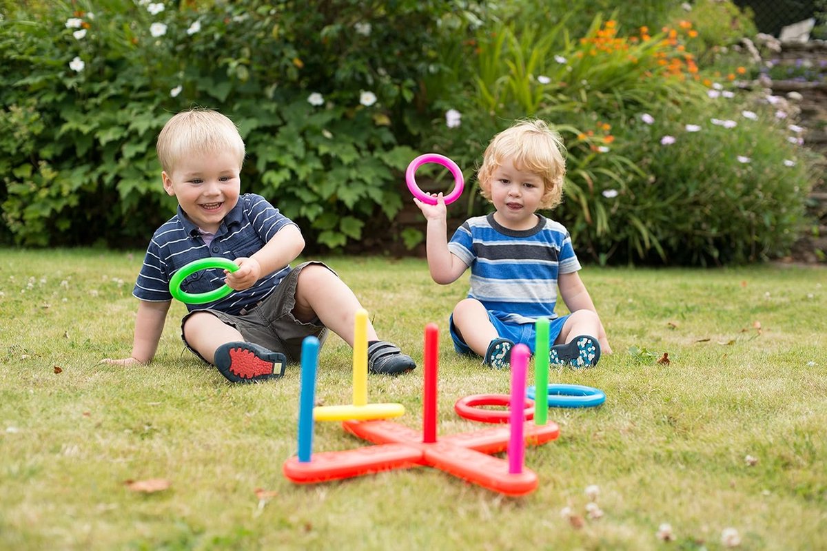 HURRISE jeu de lancer d'anneaux pour enfants Jeu de lancer d'anneaux Jeu de puzzle Jeu de lancer