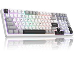 MageGee Light100 – Mechanisch Gaming Toetsenbord – Gaming Keyboard – Draadloos – RGB