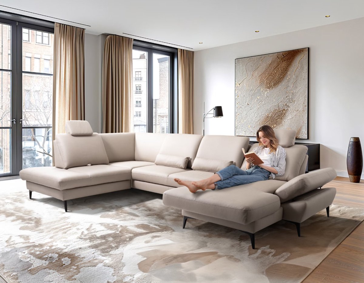 Deseo Matera Corner Sofa - Madras 516