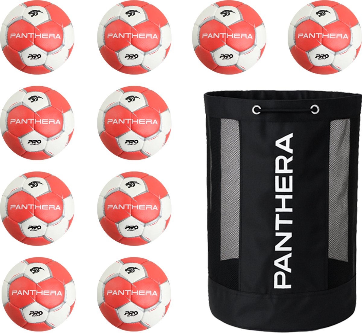 Panthera - Handbal - Pro grip - Set van 10 - Inclusief ballentas - Maat 3 - Handballen
