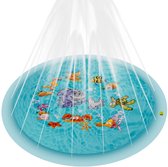 Watermat met Fontein | Waterspeelmat 165 cm | Spelen met water | Splash Pad Sproeier
