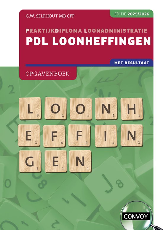 PDL Loonheffingen 2025/2026 Opgavenboek - cover