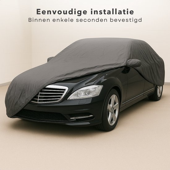 Housse de protection Cheqo® XL pour voiture - Housse de protection pour voiture - Housse de protection pour voiture - Imperméable - Protection Grijs - Universelle