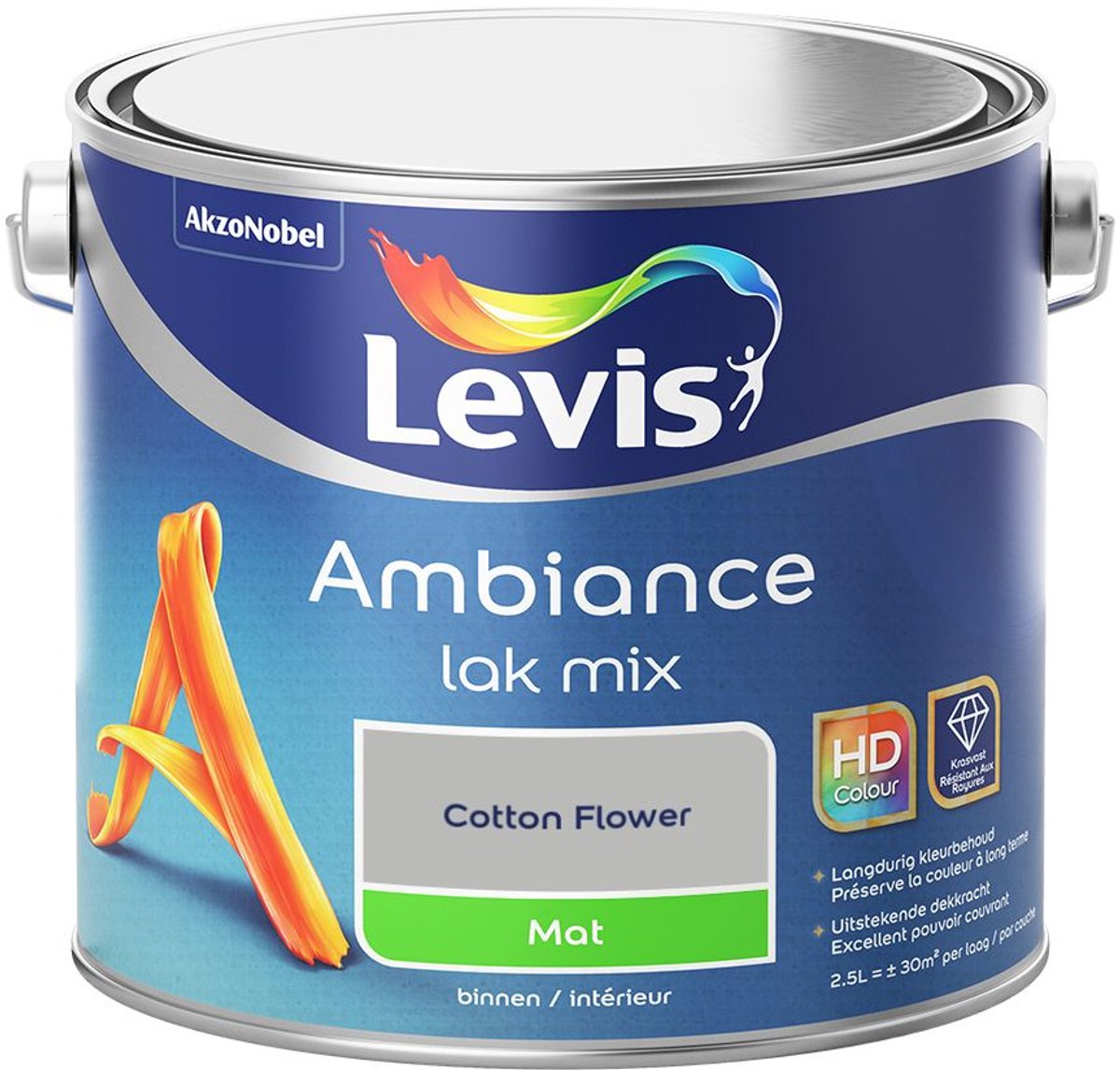 Levis - Ambiance Lak Mat Mix - Cotton Flower - Mengverf - 2,5 L