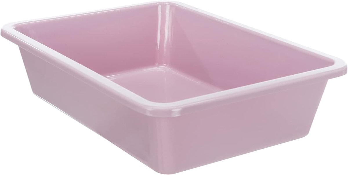 Ibenzoa® Compact Kattenbak met Verhoogd Rand en Discreet Ontwerp – Geschikt voor Jonge Katten