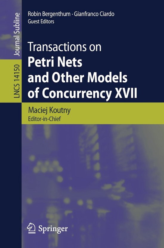 Computer Science (R0) - Transactions on Petri Nets and Other ... - cover