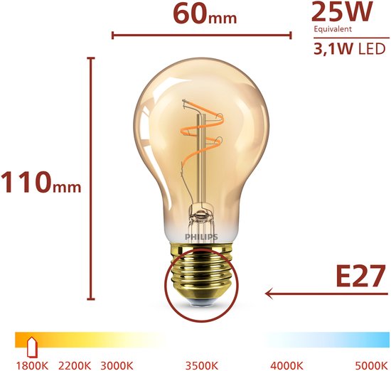 Philips Ampoule (à intensité variable)