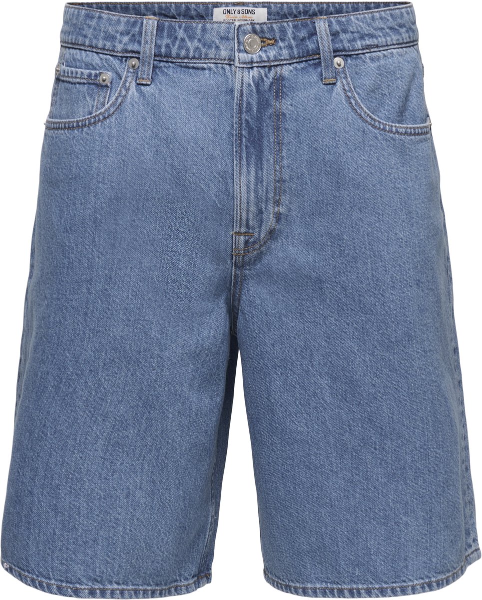 ONLY & SONS Denim shorts ONSREMI Mid rise Wide leg fit Shorts
