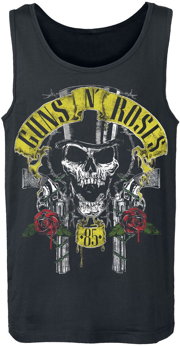 Guns N' Roses Top Hat Heren Tanktop - zwart - S