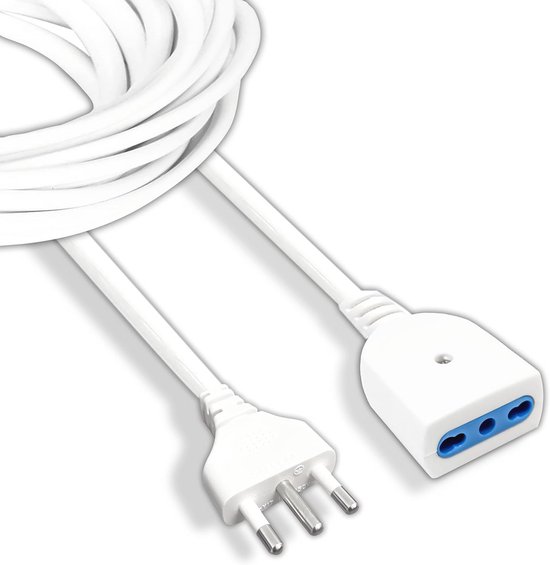 Elektronische verlengkabel voor huishoudelijke apparaten. 15M zwart