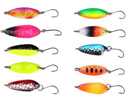 Fish4all Trout Spoon Box Mix 2.9g-3.3g (10 Stuks) - Kunstaas Set