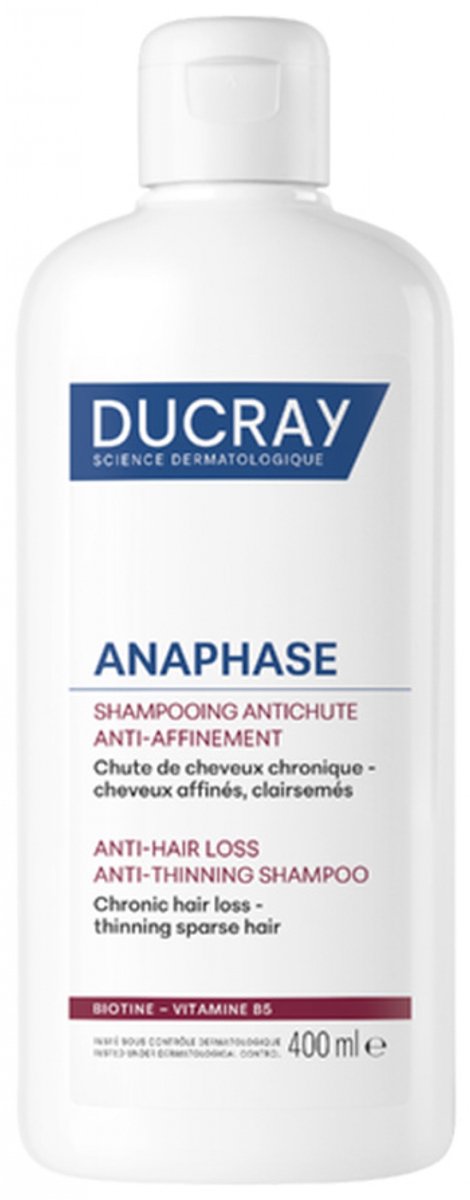 Ducray Anaphase+ - Versterkende Shampoo - Tegen Haaruitval - Voor Volume en Kracht - 400 ml