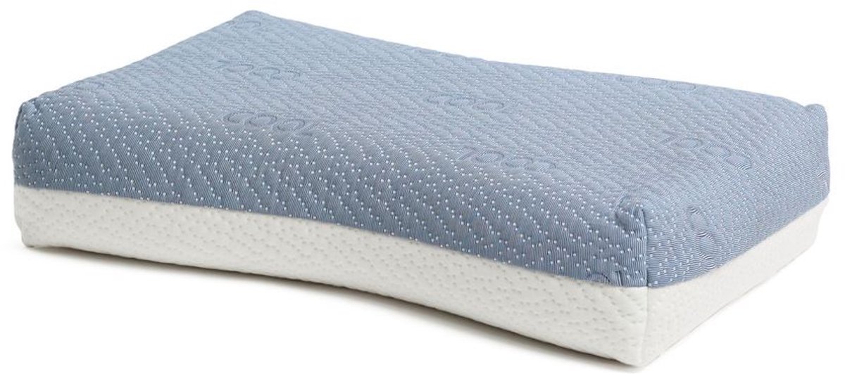 AM-Products Inventio - Neksteunkussen- natuurlatex - Soft - 12cm - 40x60cm - Cool - Coolhoes