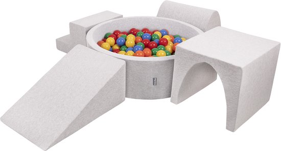 Piscine à balles KiddyMoon Piscine à balles avec des boules colorées ? 7cm pour bébés