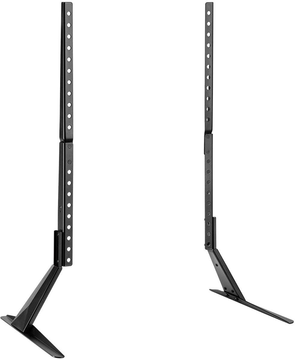 Ibenzoa® Verstelbare Zwarte TV-Standaard voor Schermen van 23 tot 75 Inch met Hoogteopties