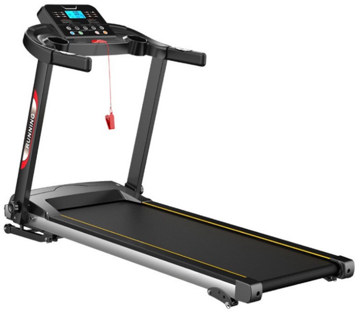 Livista Opvouwbare Loopband voor Thuisgebruik – Extra Brede Antislip-Loopband – Digitale Stille Motor – Verstelbare Onderstelhoogte – Draagvermogen van 100 kg – 6 Modi, 40 Programma’s – 6-traps Schokdemping – Traploze Snelheidsregeling – Tot 12 km/u