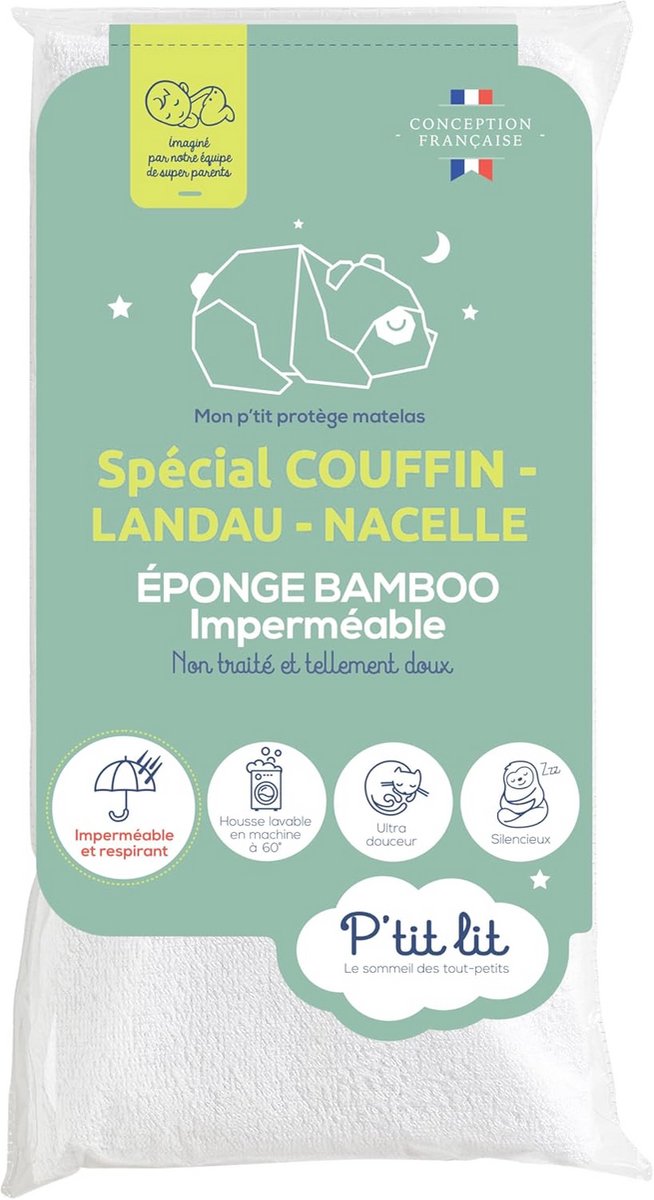 Bamboe Matrasbeschermer voor Babymandjes en Reiswiegen - Waterdicht en Anti-Mijt