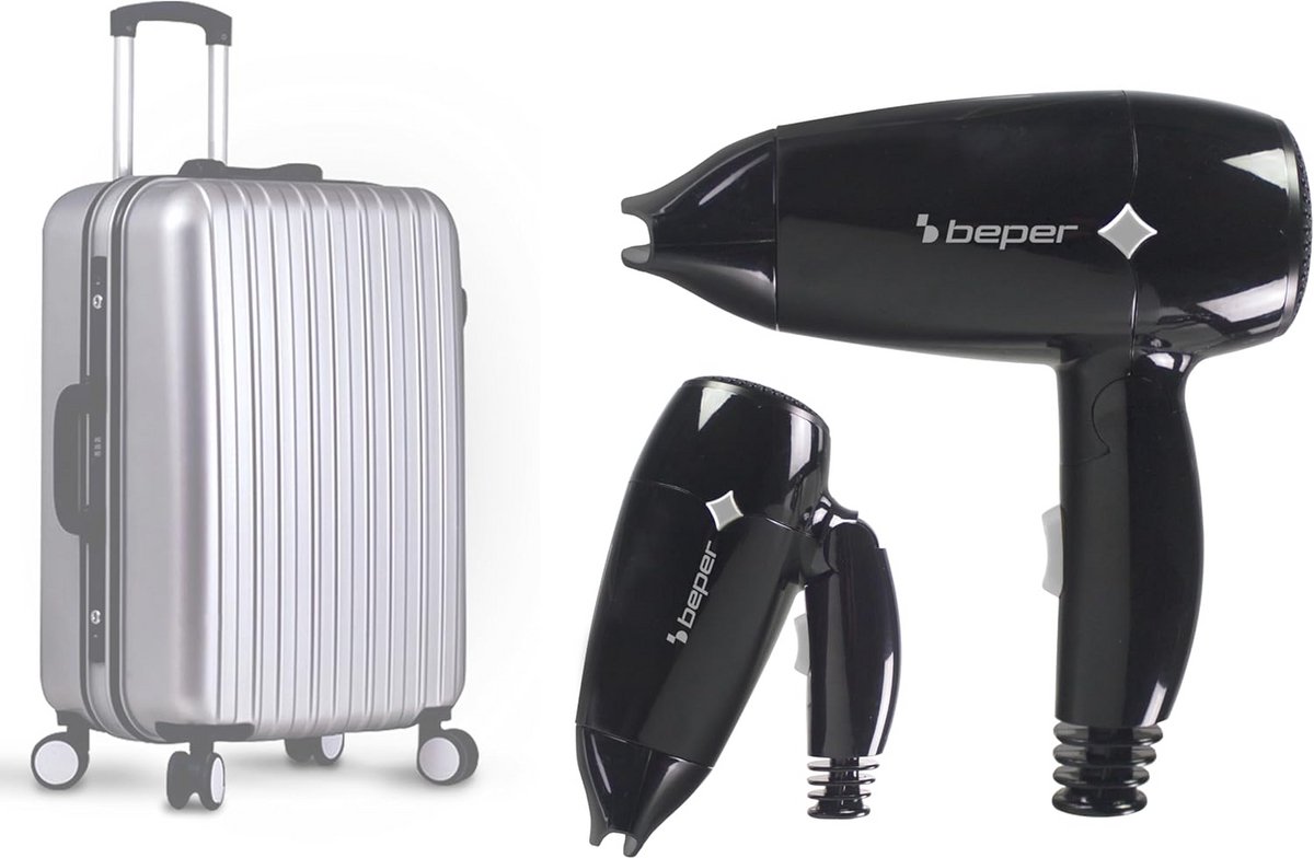 Opvouwbare Reis Haardroger 1200W met 3 Temperatuurinstellingen en Lichtgewicht Ontwerp - Perfect voor Reizen