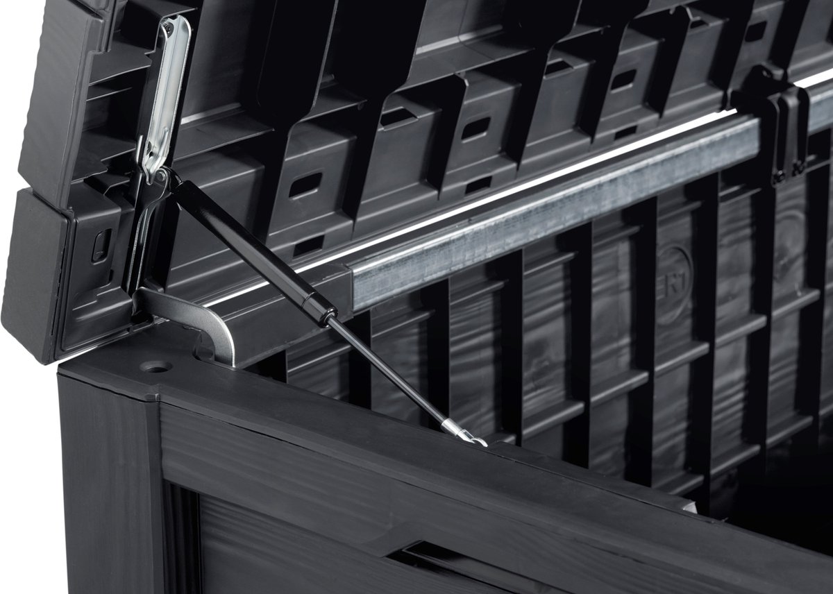 Keter Eastwood Opbergbox - 570L - 155x72,4x64,4cm - Antraciet