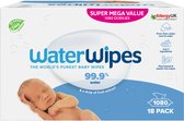 Bol.com WaterWipes Billendoekjes Bio - 18 x 60 stuks - 1080 doekjes aanbieding