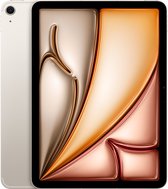 Bol.com Apple iPad Air M3 (2025) - 11 inch - Wi-Fi + Cellular - 128GB - Starlight - 7e generatie aanbieding