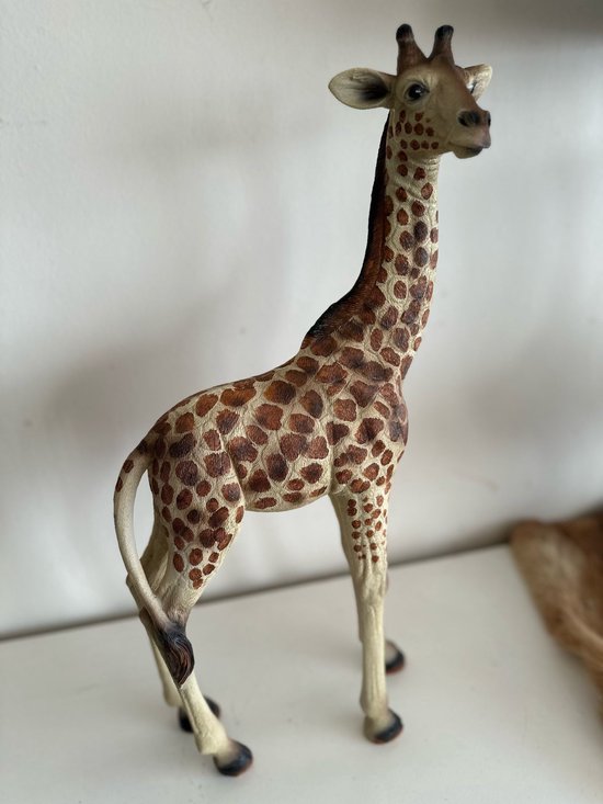 Goodyz - Animaux de la jungle - Girafe - debout - Mini Girafe - 55 cm de haut - Couleur originale