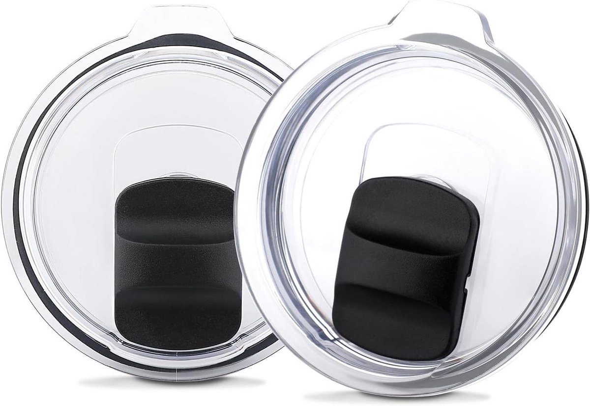 Image of 2 stuks bekerdeksel met magnetische schuifschakelaar 20 oz - Vervangende morsbestendige bekerhoes voor YETI 20oz Tumbler, 10/24oz mok en 10oz Lowball - BPA-vrij