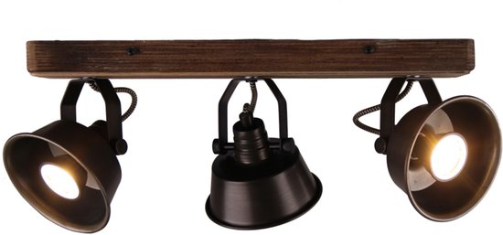 Zwarte Draadkooi Lamp ANWIO Verstelbare Plafondspots 6-armig - Industriële Wandlamp/plafondlamp Met E14 Fitting Keuken Wandlamp Zwart
