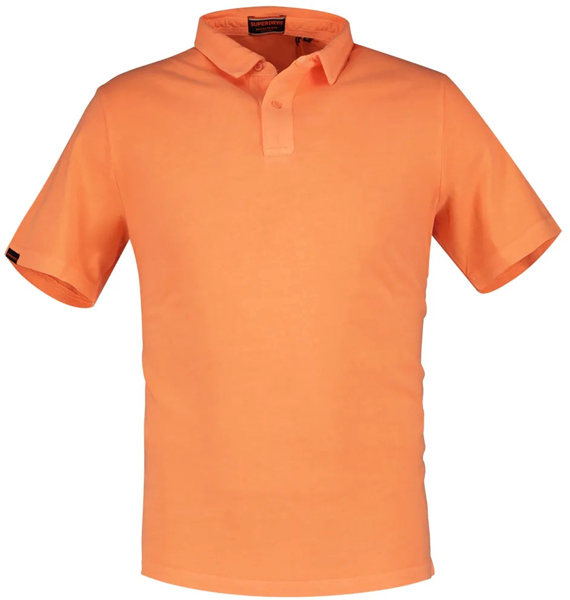 Superdry ESSENTIAL JERSEY POLO Heren Poloshirt Oranje