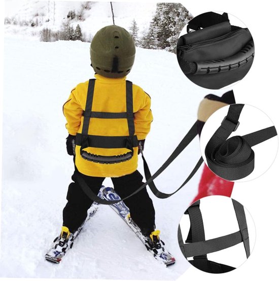 Skituigje kinderen - Snowboard Beginners - Kindertuigje - Ski-accessoires - met Lange Ski-lijn - Skituigje - Ski Harness Trainer for Kids - Kinderen Ski Harnas - Veiligheid Ski Bandjes - skiveiligheid schouderriem van Sinji — afbeelding 2
