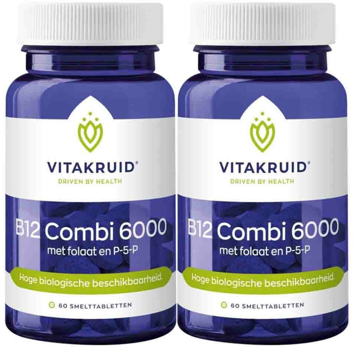 Goedkoopste 2x Vitakruid B12 Combi 6000 60 tabletten