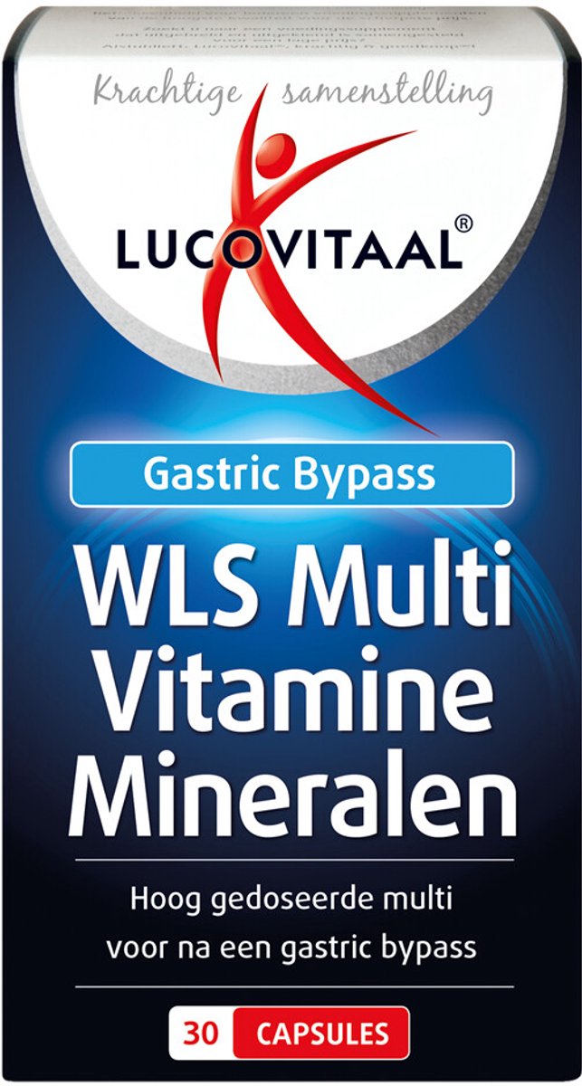 Goedkoopste 3x Lucovitaal WLS Multi Vitamine Mineralen Gastric Bypass 30 capsules