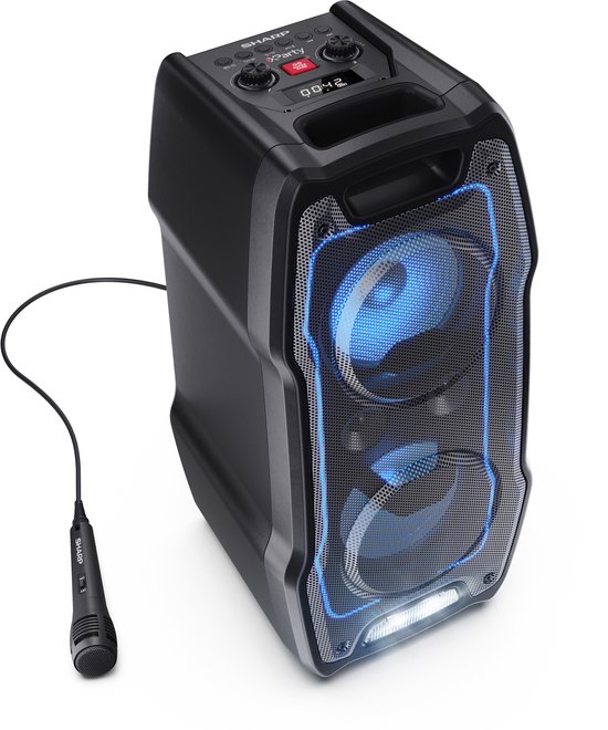 Sharp PS-931 XPARTY Sing Partyspeaker - 180W - Microfoon - bluetooth — afbeelding 5